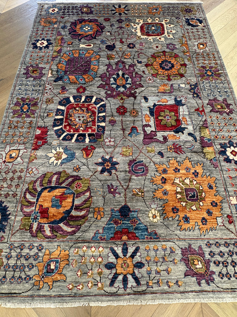 Afghan handmade rug,Chobi. Size:267x185 cm