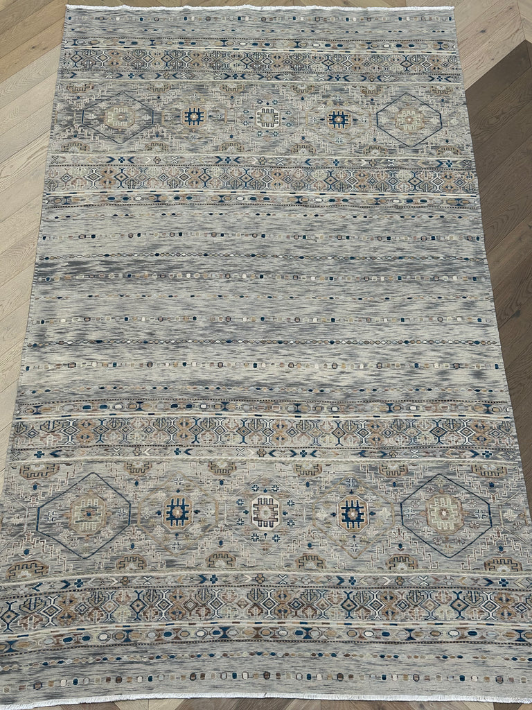 Hand woven Turkish vintage rug 312x187 cm