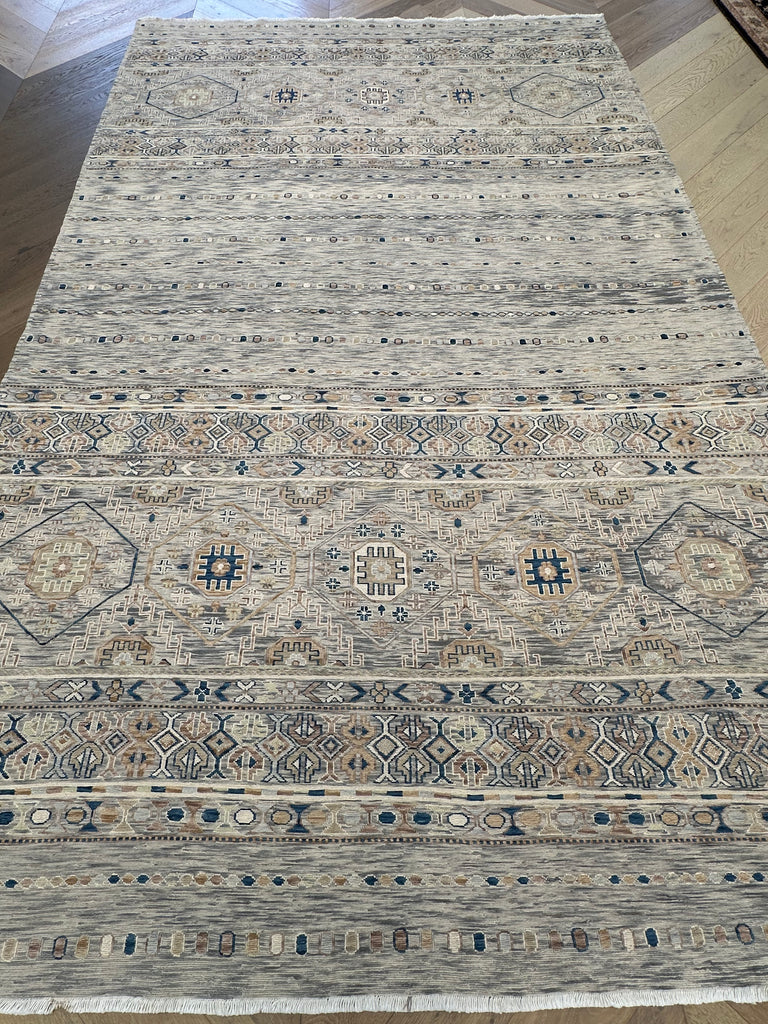 Hand woven Turkish vintage rug 312x187 cm