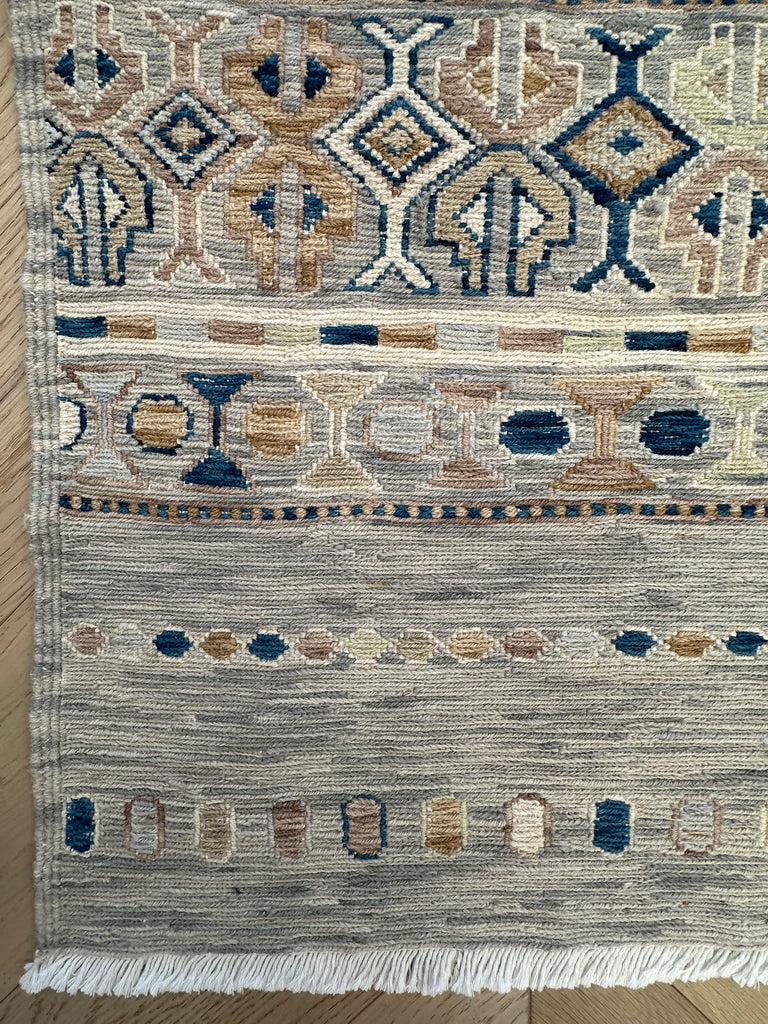 Hand woven Turkish vintage rug 312x187 cm