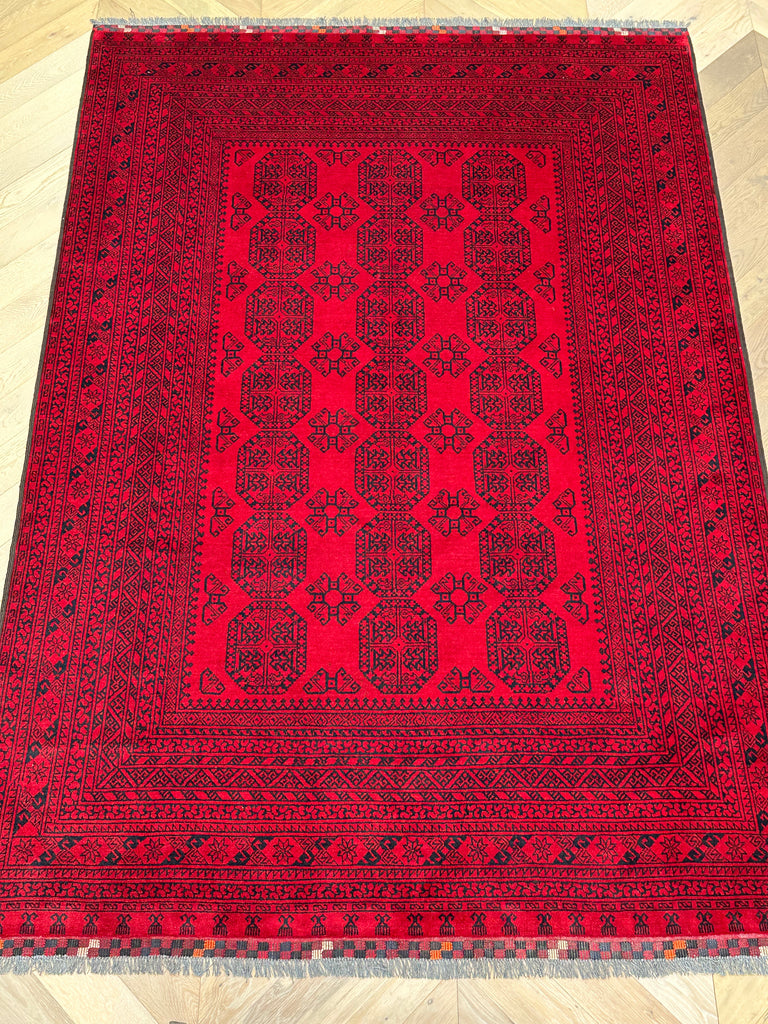 Khal Mohammadi 290x197 cm- Traditional red rug