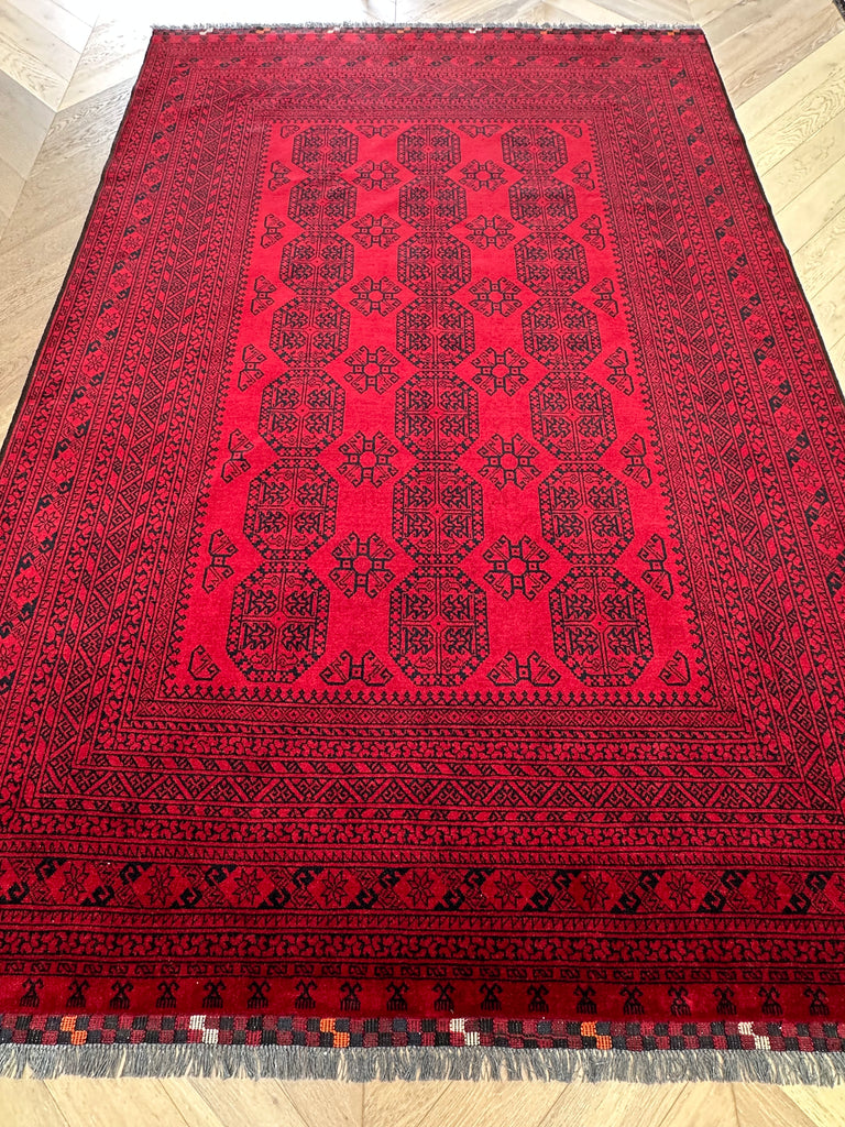 Khal Mohammadi 290x197 cm- Traditional red rug