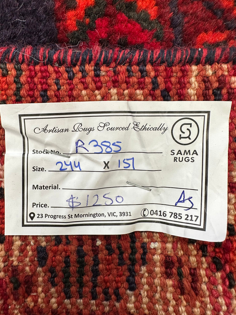 Kazak handmade rug 244x155 cm