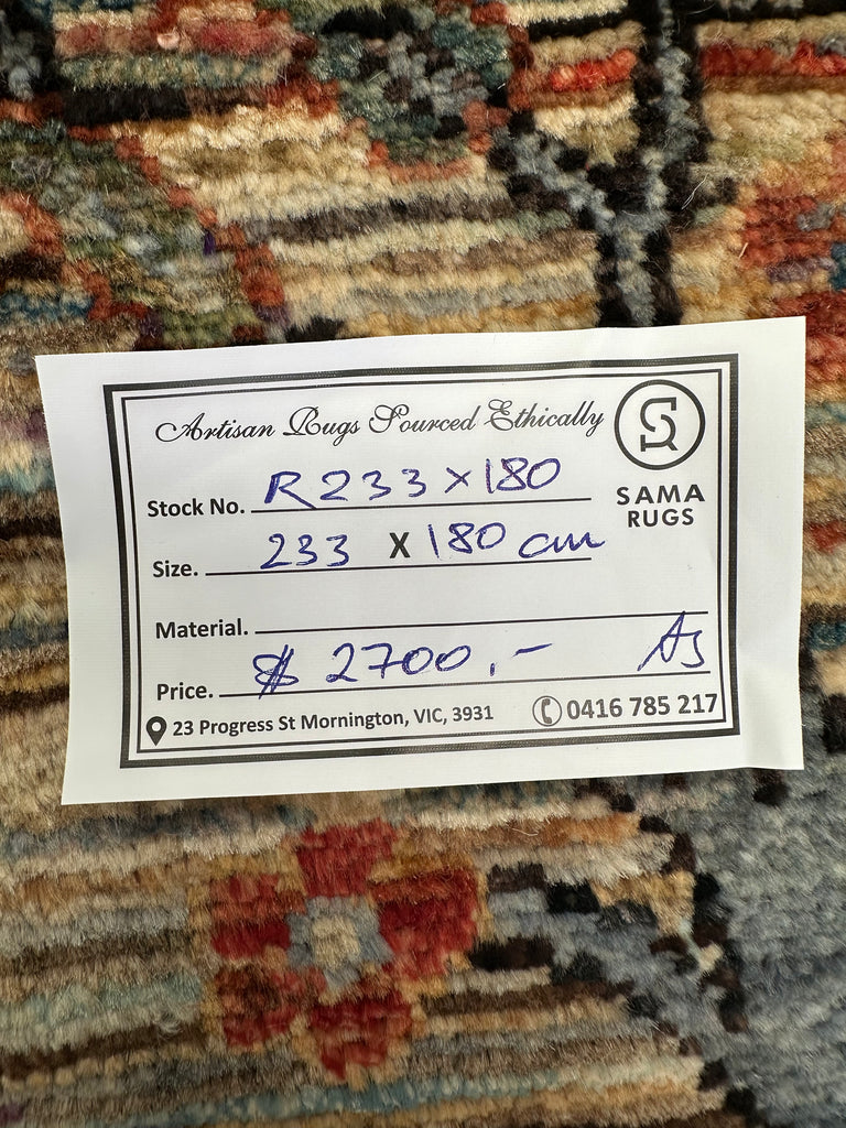 Handmade Gabeh Rug |233x180 cm