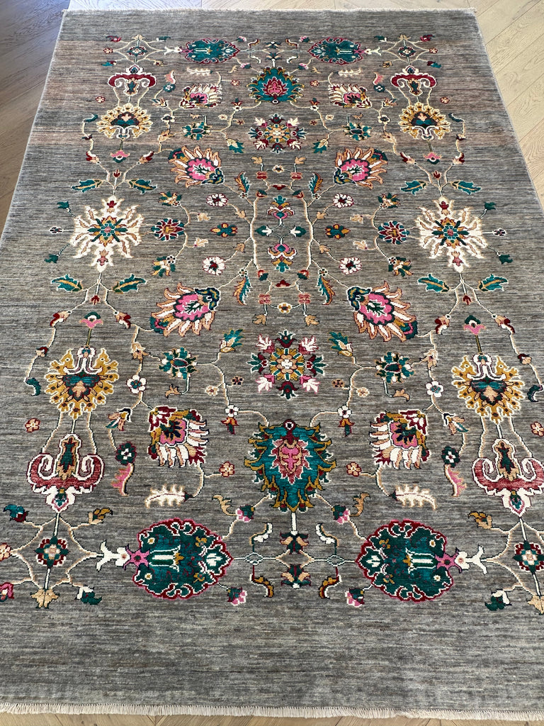 Afghan handmade rug,Chobi. Size:233x167 cm
