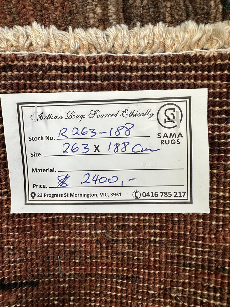 Handmade Gabeh Rug |263x188 cm