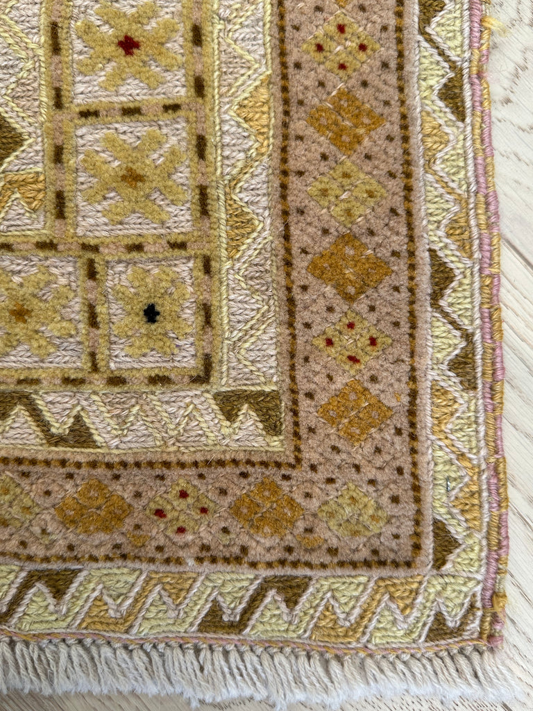 HANDMADE AFGHAN MUSHWANI KILIM | 190x135 CM|