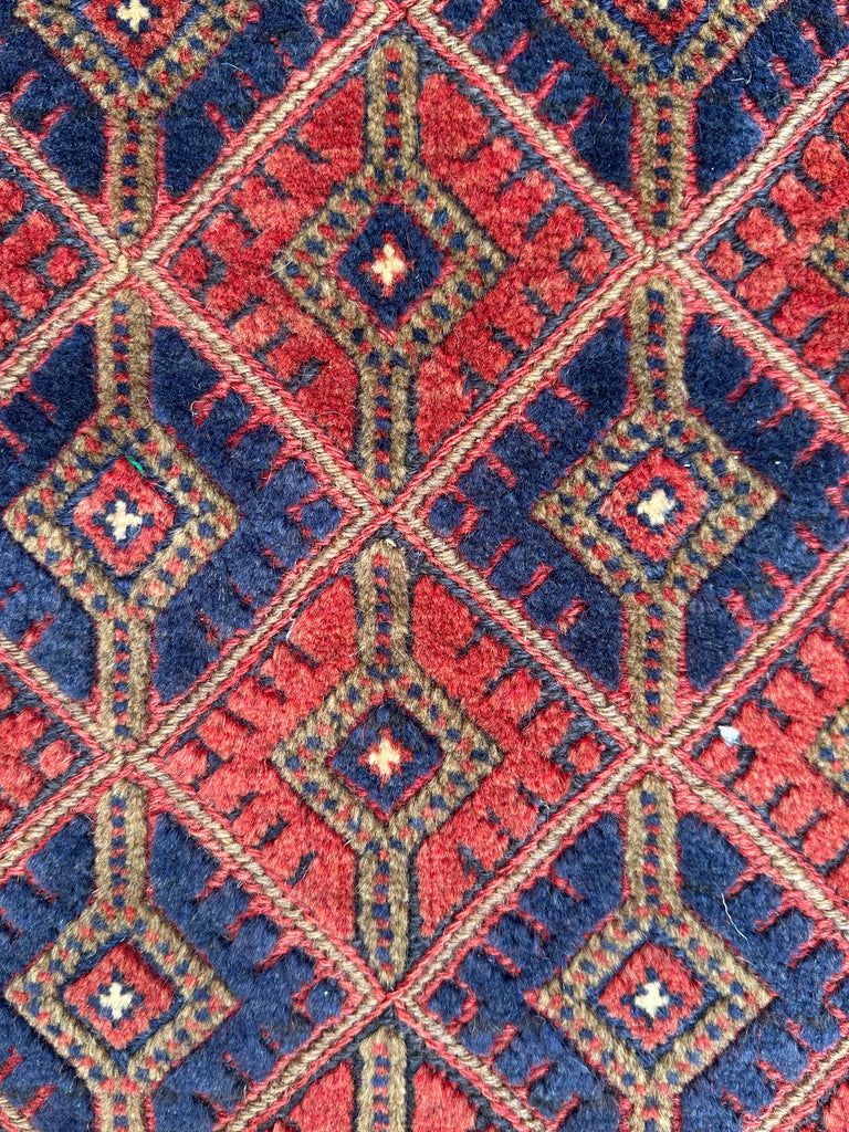 HANDMADE AFGHAN MUSHWANI KILIM | 188x152 CM|