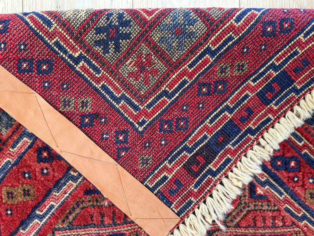 HANDMADE AFGHAN MUSHWANI KILIM | 188x152 CM|