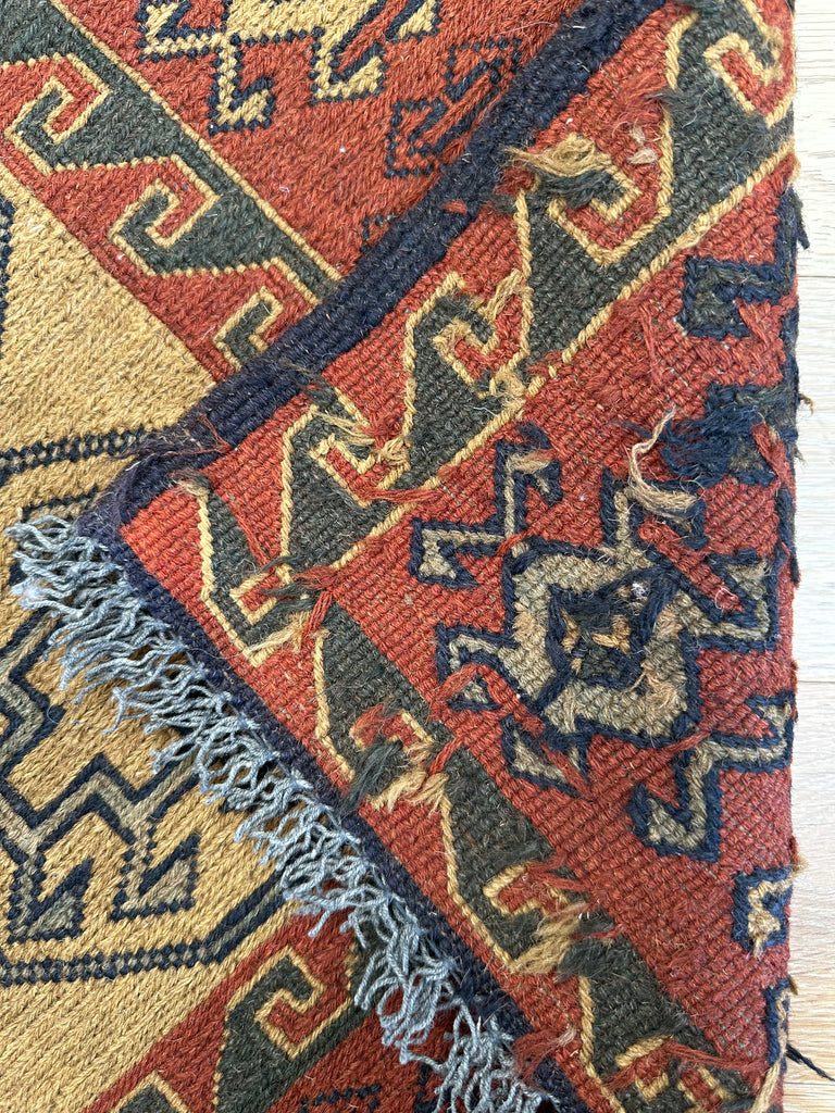 HANDMADE AFGHAN MUSHWANI KILIM | 215x146 CM|