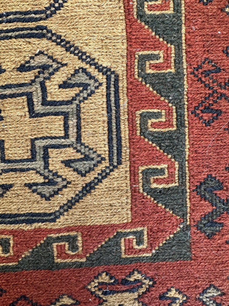 HANDMADE AFGHAN MUSHWANI KILIM | 215x146 CM|