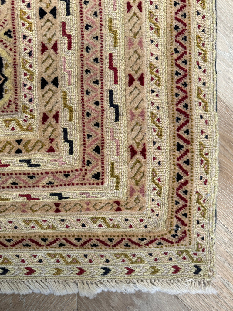 HANDMADE AFGHAN MUSHWANI KILIM | 190x135 CM| - SamaRugs