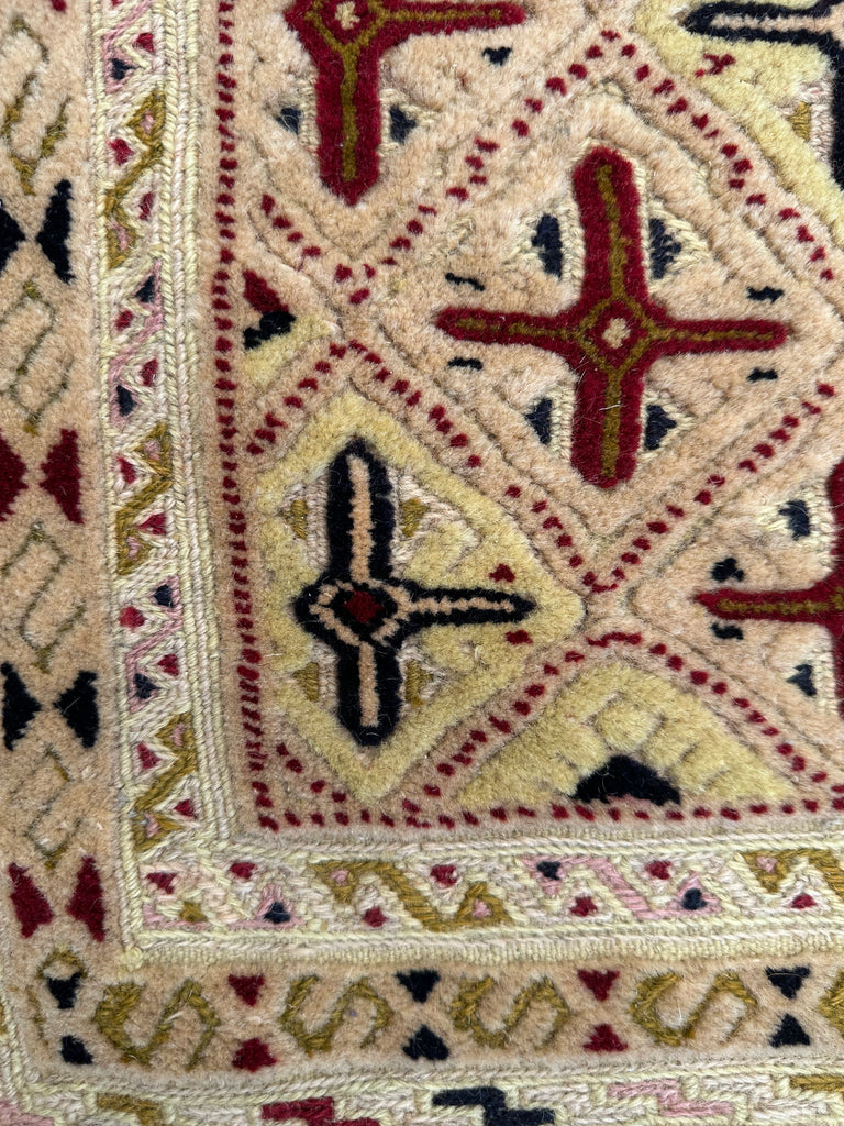 HANDMADE AFGHAN MUSHWANI KILIM | 190x135 CM| - SamaRugs