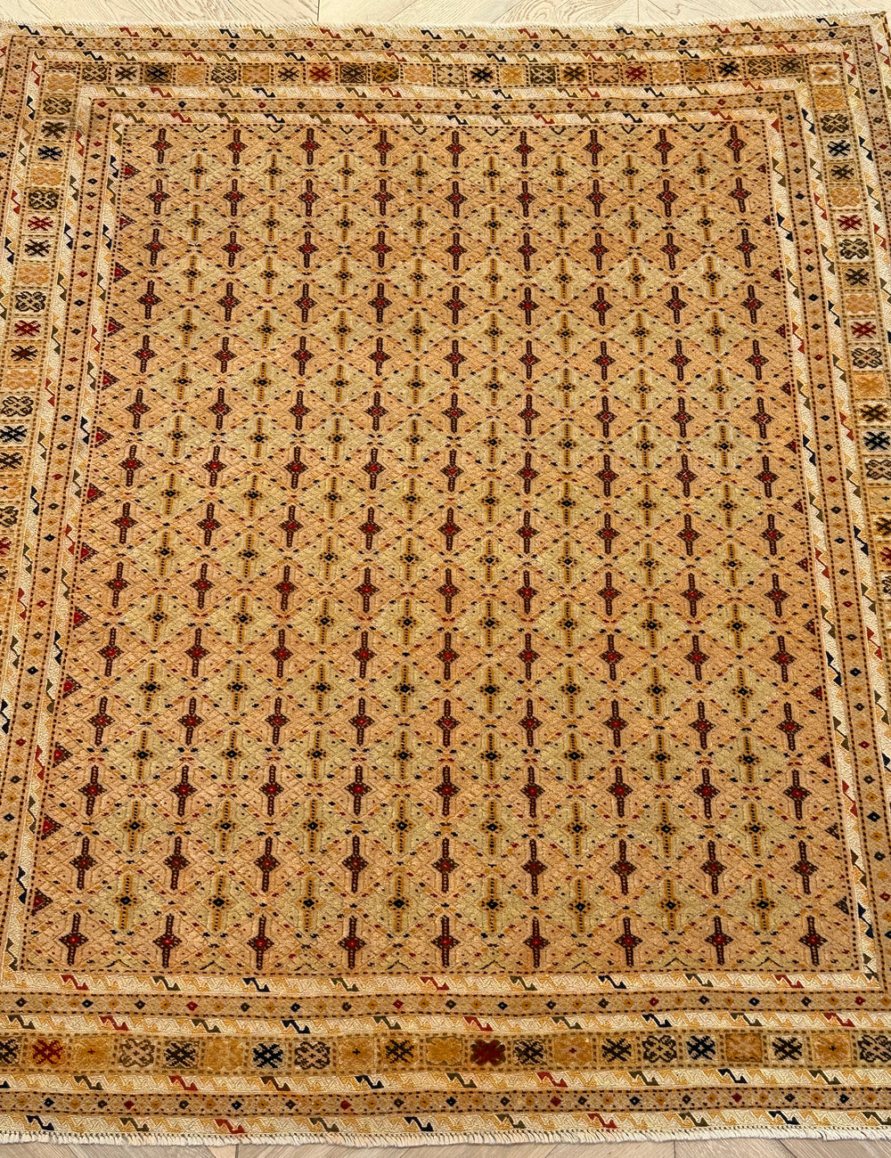 HANDMADE AFGHAN MUSHWANI KILIM | 190x160 CM|
