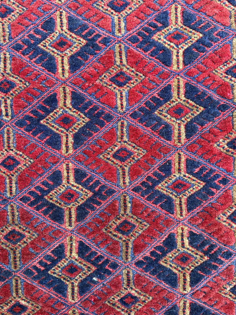 HANDMADE AFGHAN MUSHWANI KILIM | 190x152 CM|
