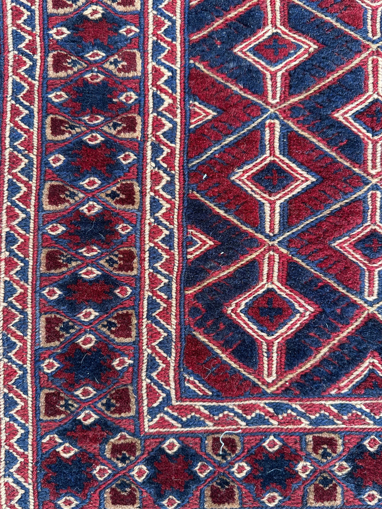 HANDMADE AFGHAN MUSHWANI KILIM | 200x161 CM| - SamaRugs