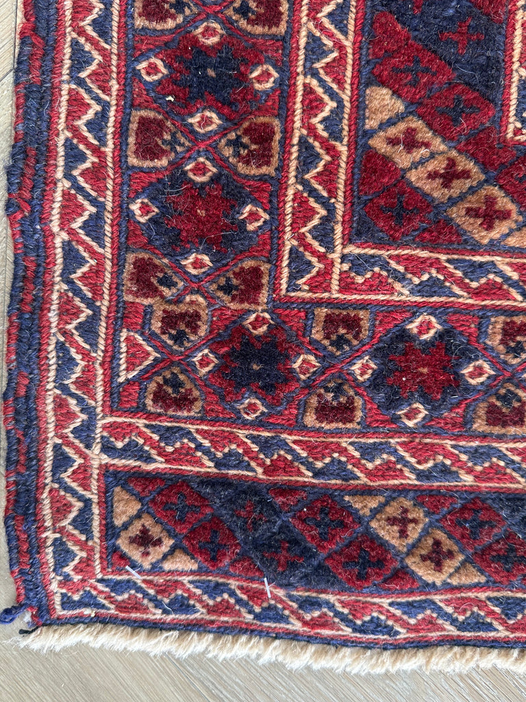 HANDMADE AFGHAN MUSHWANI KILIM | 200x161 CM| - SamaRugs