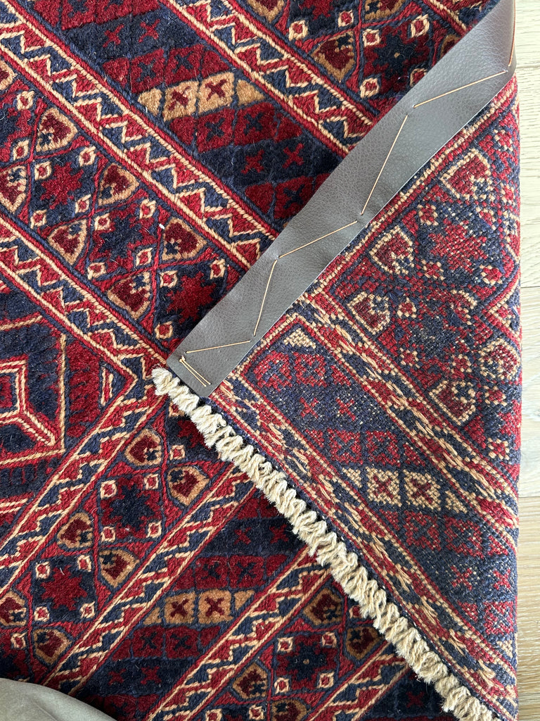 HANDMADE AFGHAN MUSHWANI KILIM | 200x161 CM| - SamaRugs