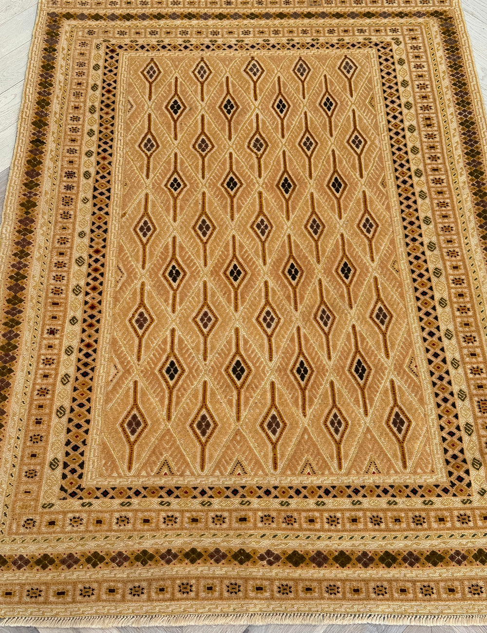 HANDMADE AFGHAN MUSHWANI KILIM | 200x147 CM|