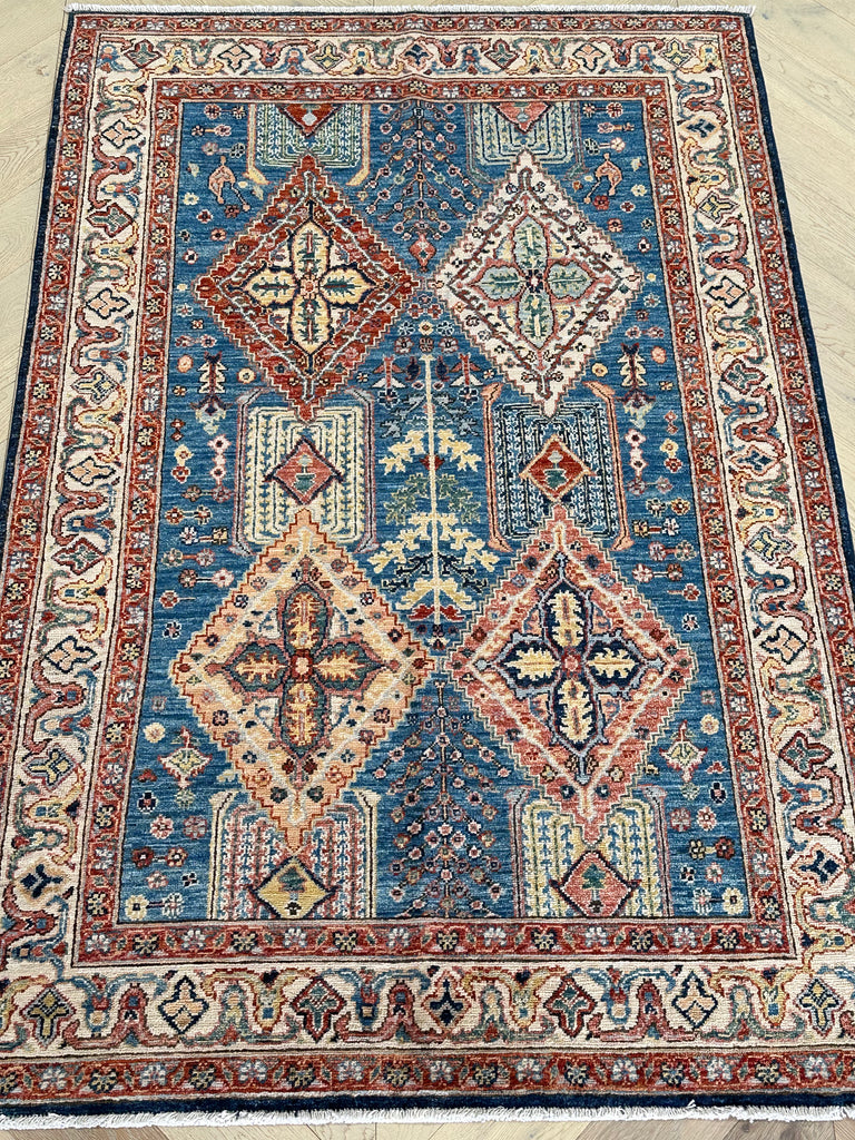 Afghan handmade rug,Chobi. Size:192x125 cm
