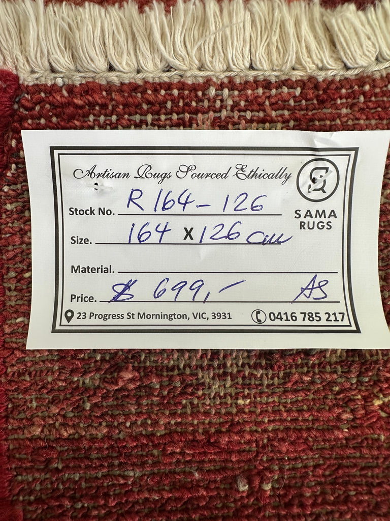 Handmade Gabeh Rug |164x126 cm