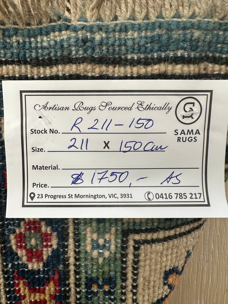 Kazak handmade rug 211x150 cm