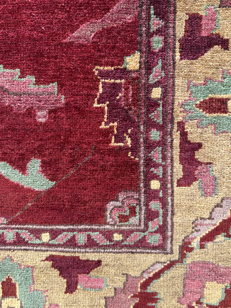 Afghan handmade rug,Chobi. Size: 195x153 cm