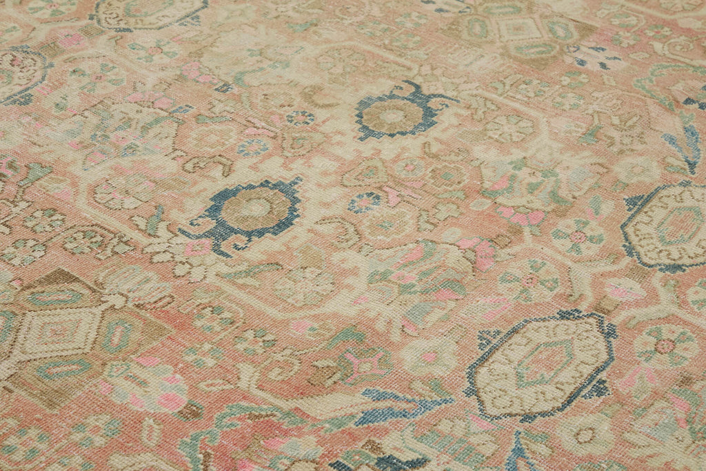 Rare Vintage Garden Design Persian Rug - SamaRugs