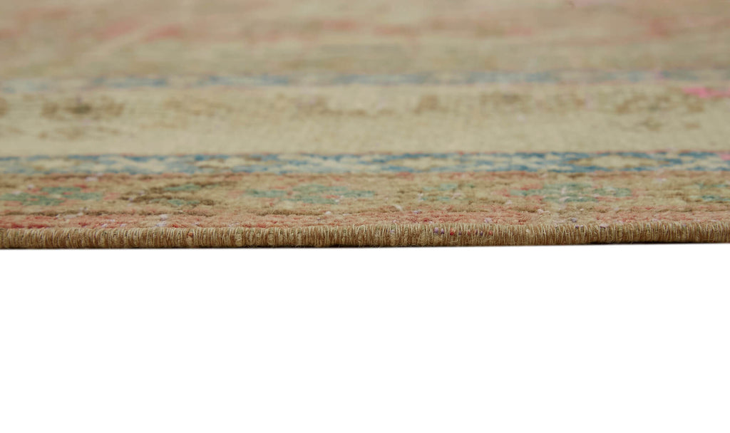 Rare Vintage Garden Design Persian Rug - SamaRugs