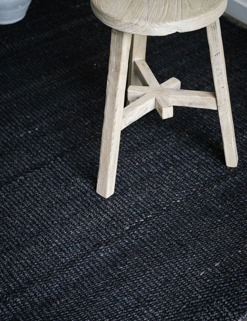 Chunky Charcoal Jute