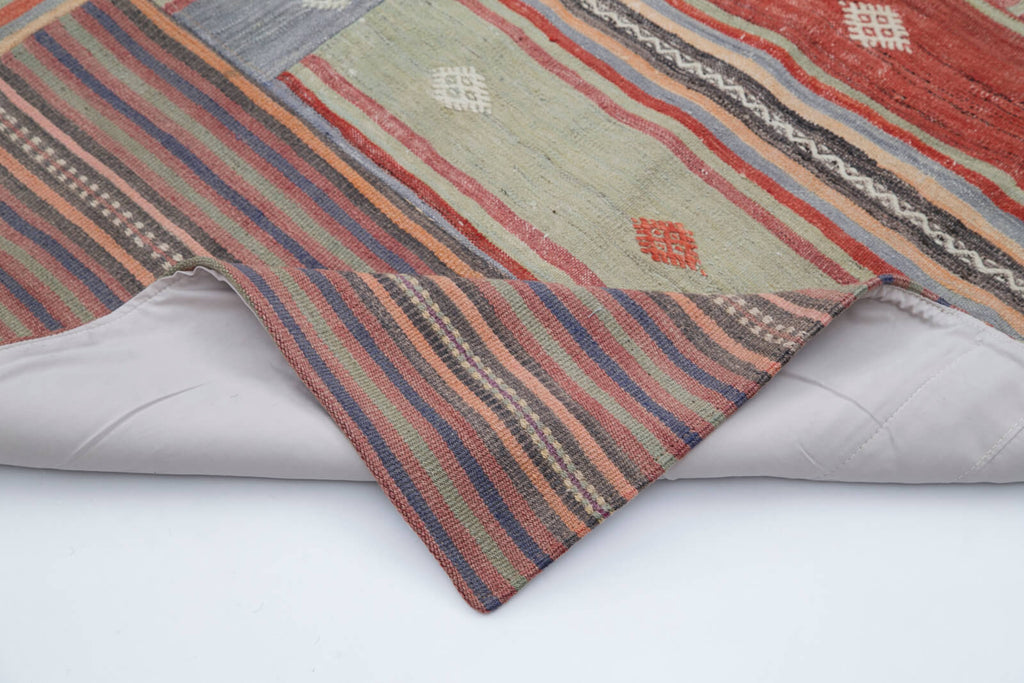 Handwoven Kilim Patchwork 2.04 x 3.02