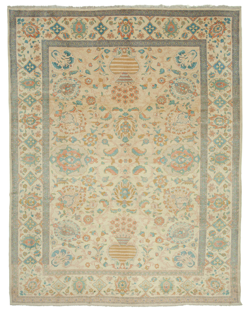 Vintage Uşak Halı Rug - 3.25 x 4.19m