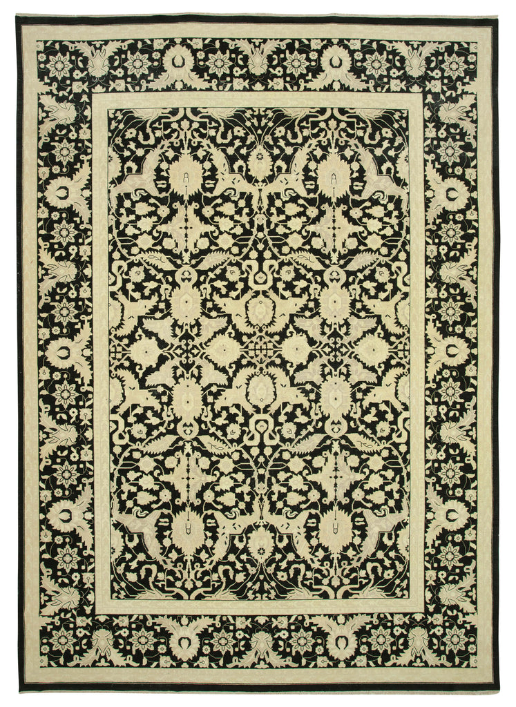 Vintage Uşak Halı Rug - 2.87 x 4.04m