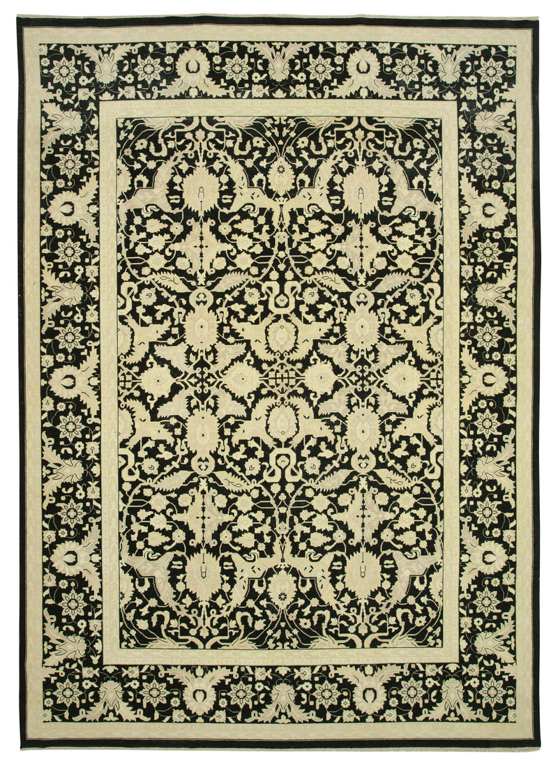 Vintage Uşak Halı Rug - 2.87 x 4.04m