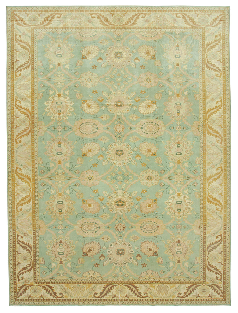 Vintage Uşak Halı Tebriz Rug - 3.07 x 4.16m