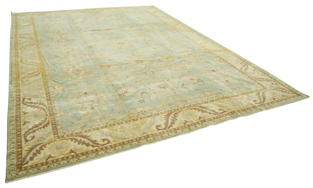 Vintage Uşak Halı Tebriz Rug - 3.07 x 4.16m