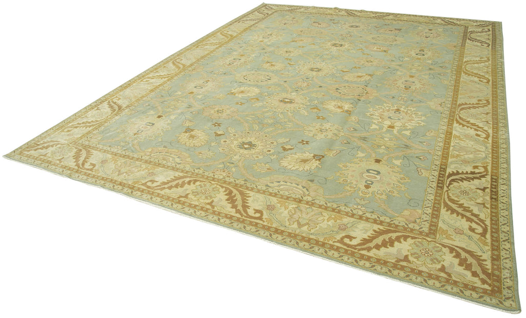 Vintage Uşak Halı Tebriz Rug - 3.07 x 4.16m