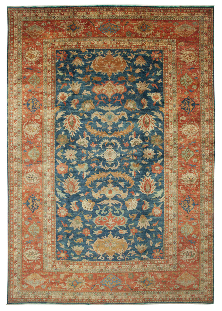 Vintage Uşak Halı Taban +N (20m² kadar) Rug - 3.67 x 5.30m