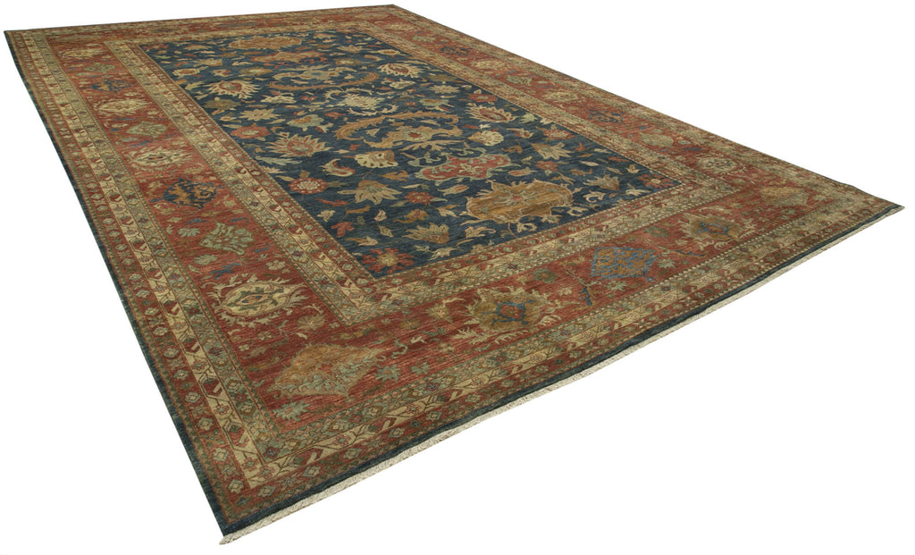 Vintage Uşak Halı Taban +N (20m² kadar) Rug - 3.67 x 5.30m