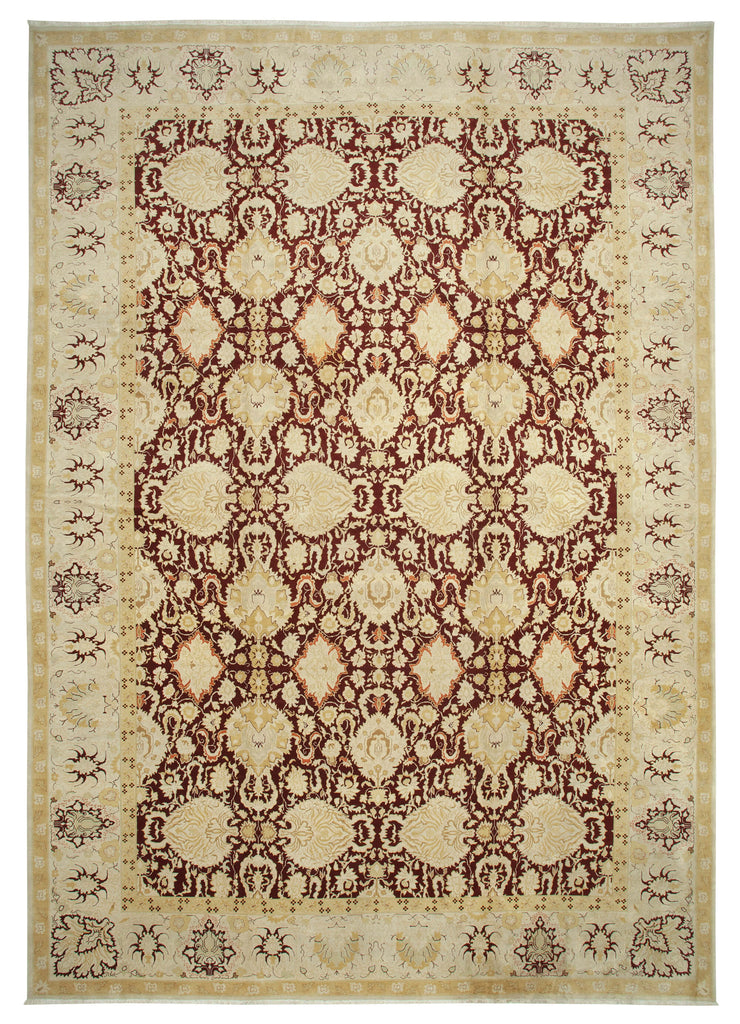 Vintage Uşak Halı Taban +N (20m² üstü) Rug - 3.96 x 5.72m