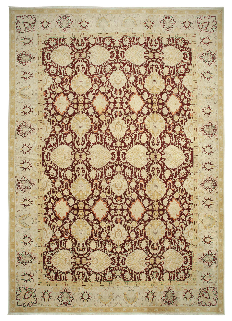 Vintage Uşak Halı Taban +N (20m² üstü) Rug - 3.96 x 5.72m