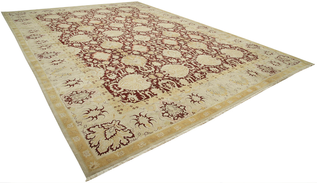 Vintage Uşak Halı Taban +N (20m² üstü) Rug - 3.96 x 5.72m