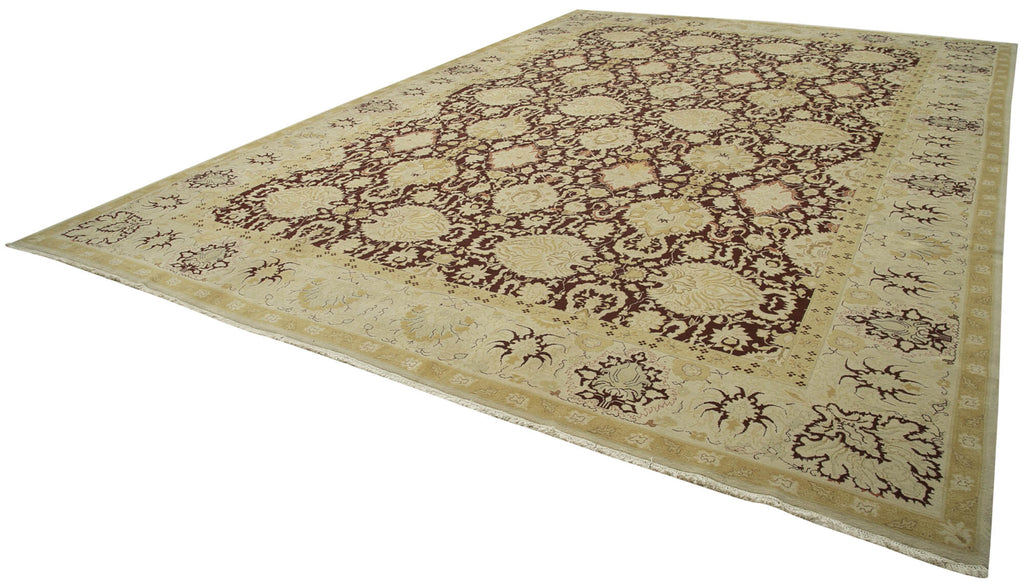 Vintage Uşak Halı Taban +N (20m² üstü) Rug - 3.96 x 5.72m