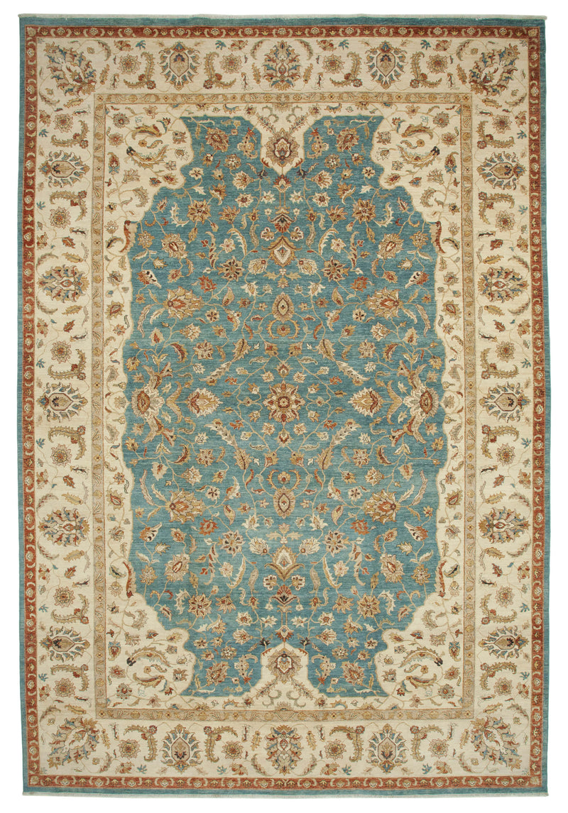Vintage Uşak Halı Taban +N (20m² kadar) Rug - 3.64 x 5.46m - SamaRugs