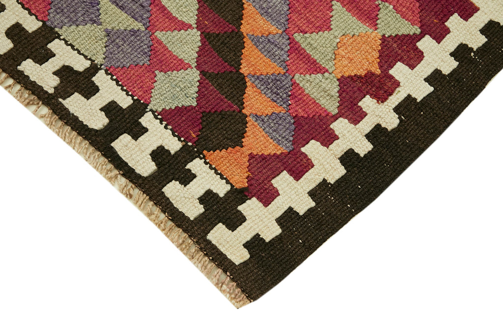 Vintage Heriki Kilim Runner - Collected Corridor 88x407cm detail image 4 at Sama Rugs