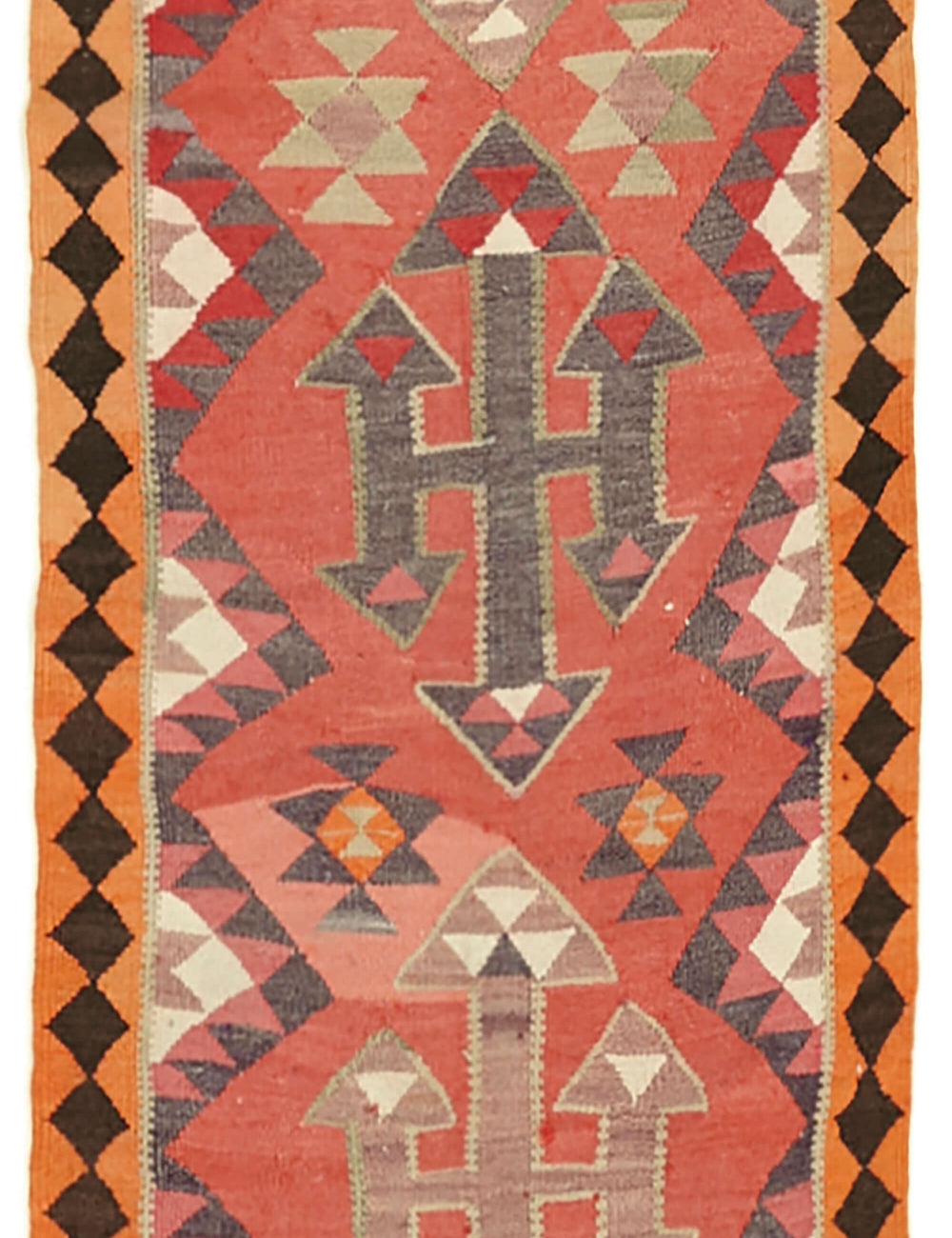 Vintage Heriki Kilim Runner - Old Soul 95x344cm