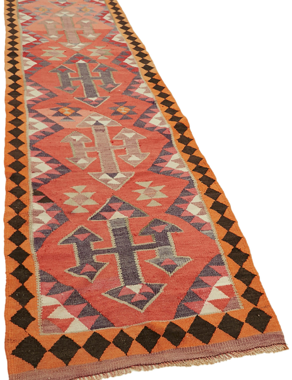 Vintage Heriki Kilim Runner - Old Soul 95x344cm