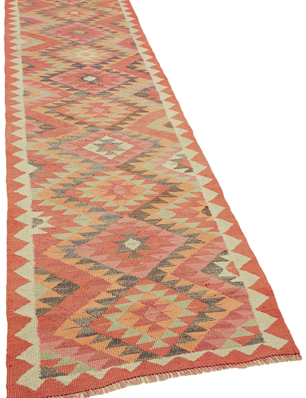 Vintage Heriki Kilim Runner - Wanderer 96x315cm