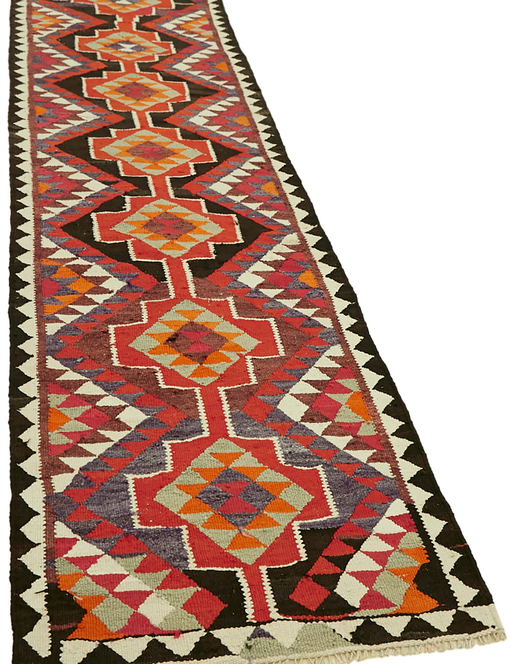 Vintage Heriki Kilim Runner - Nomad Heritage 92x342cm