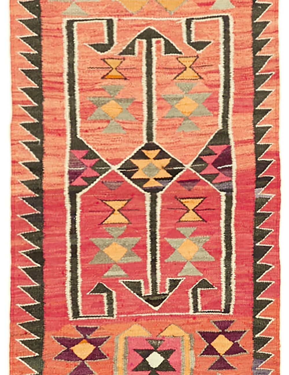 Vintage Heriki Kilim Runner - World Collected 92x335cm